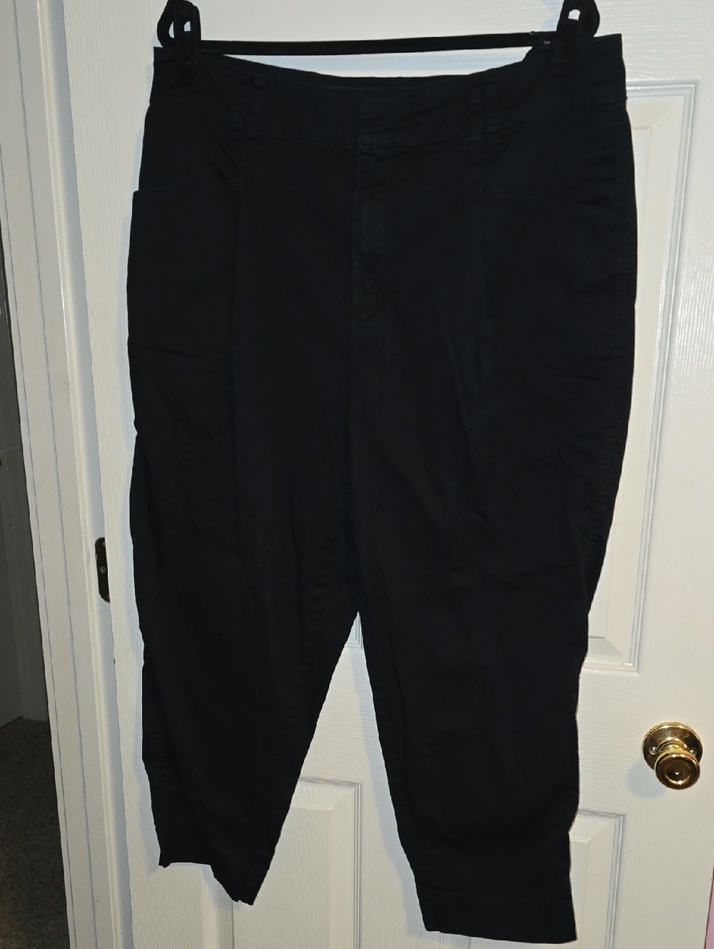 a new day Black Cargo Pants with Utility Pockets